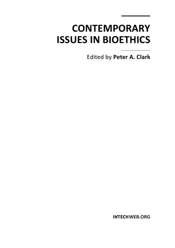 Contemporary Issues in Bioethics