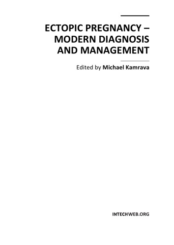 Ectopic Pregnancy - Modern Diag. and Mgmt.