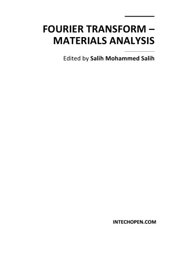Fourier Transform - Materials Analysis
