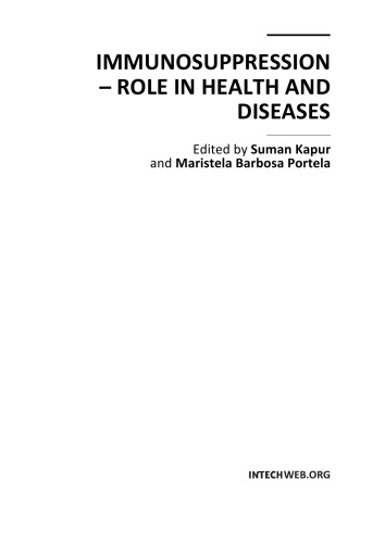 Immunosuppression - Role in Health, Diseases