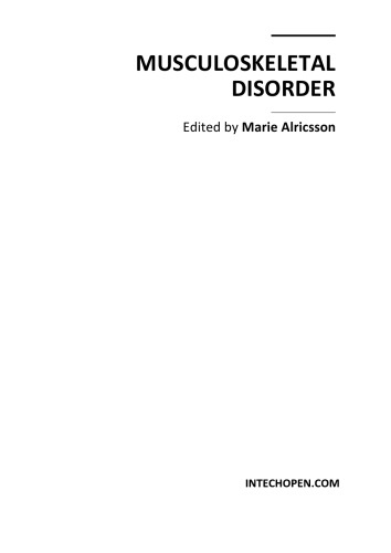 Musculoskeletal Disorder