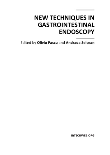 New Techniques in Gastrointestinal Endoscopy