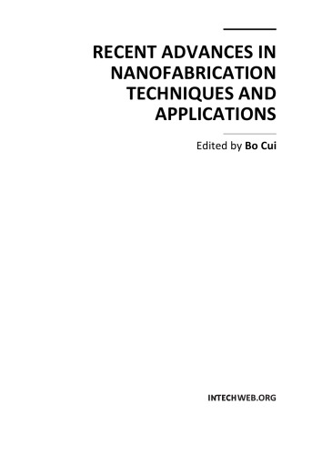 Recent Advs. in Nanofab. Techniques and Applns.