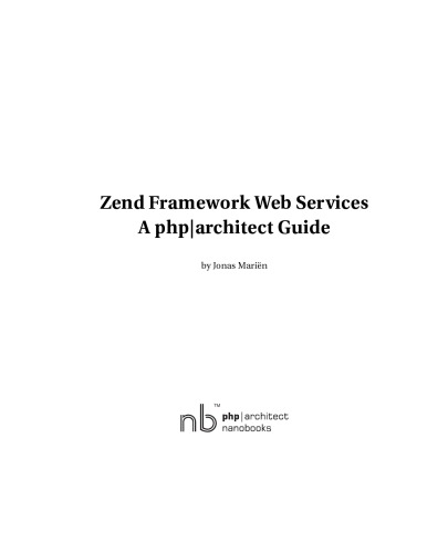 Zend Framework Web Services