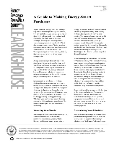 A guide to making energy-smart purchases