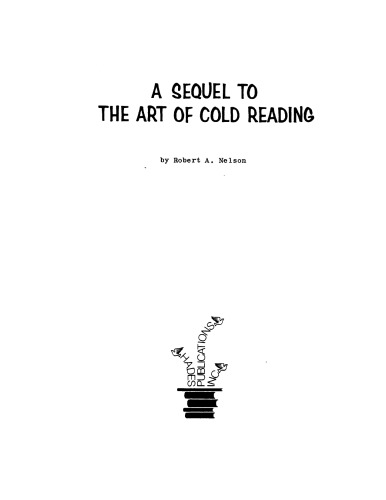 A sequel to The art of cold reading