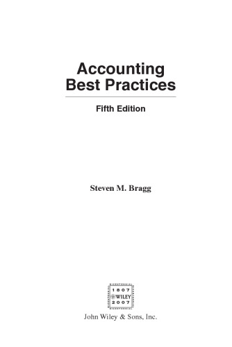 Accounting best practices