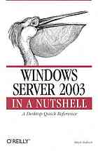 Windows Server 2003 in a nutshell