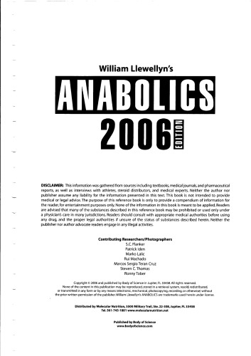 Anabolics 2006