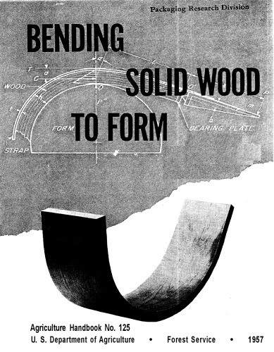 Bending solid wood to form