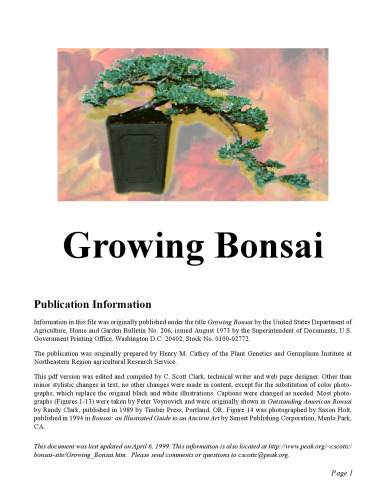 Bloody bonsai
