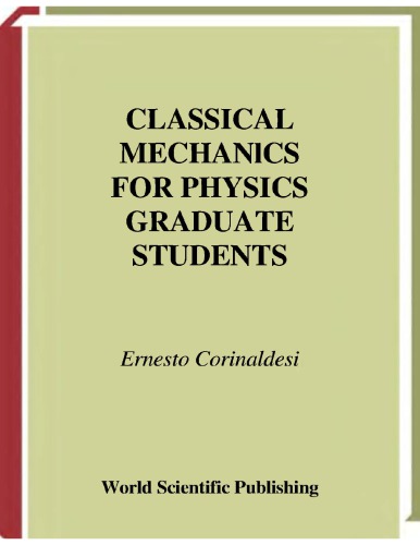 Classical mechanics : for physics graduate students