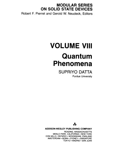 Quantum phenomena