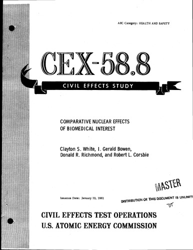 Comparative nuclear effects of biomedical interest