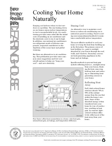 Cooling your home naturally