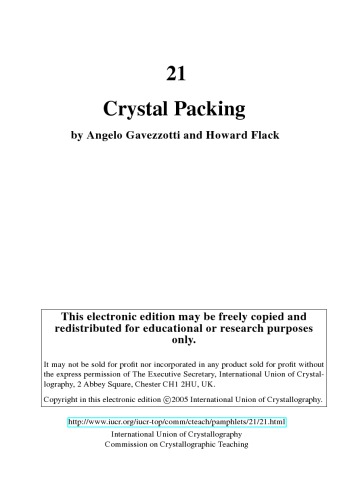 Crystal packing