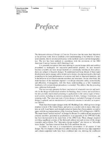 Design of concrete structures