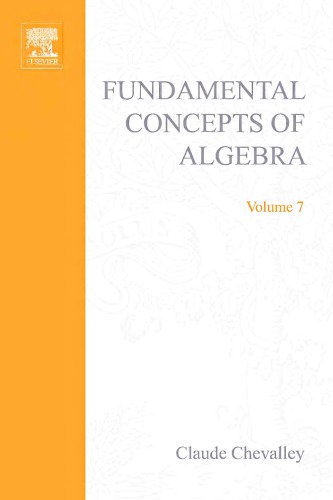 Fundamental concepts of algebra