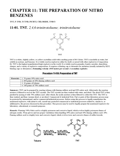 Preparation of nitrobenzene