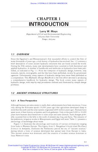 Hydraulic design handbook