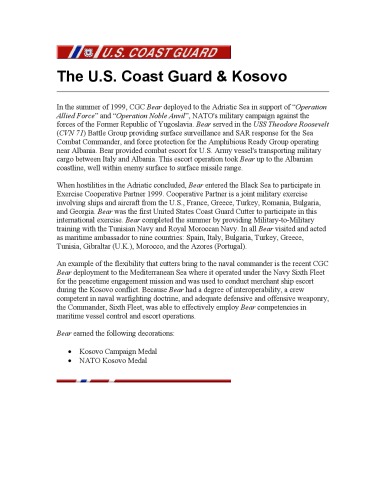 Kosovo : Operation 