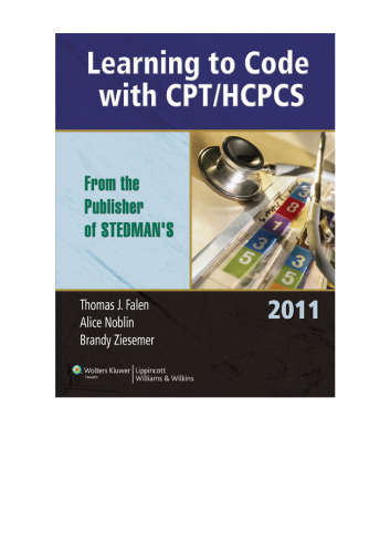 Learning to code with CPT/HCPCS 2011