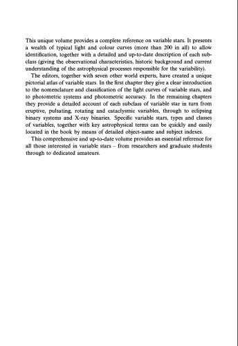 Light curves of variable stars : a pictorial atlas