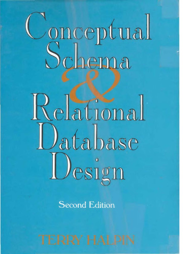 Conceptual schema & relational database design