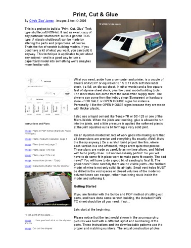 Print, glue, scissors, paint