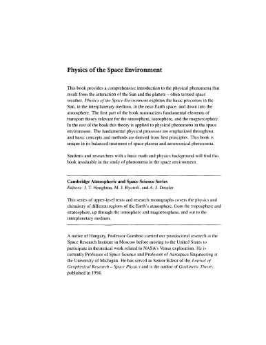 Physics of the space environment
