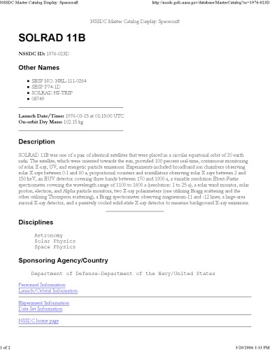 Solar X-Ray Flux Distribution From 0.1 to 8.0A Using Fluxes Measured in the Solrad 9 Satellite