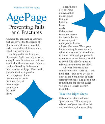 Preventing falls and fractures