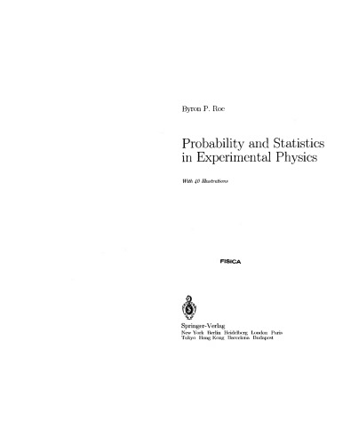 Probability and statistics in experimental physics