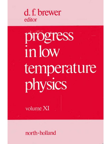 Progress in low temperature physics