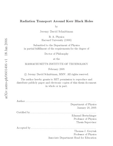 Radiation transport around Kerr black holes