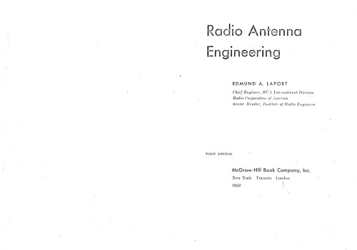 Radio antenna engineering