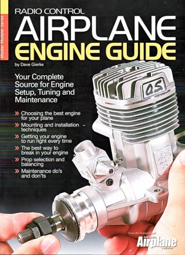 Radio control airplane engine guide