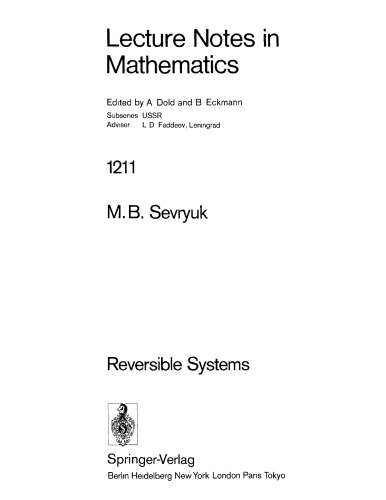 Reversible systems