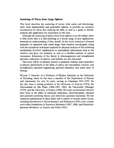 Scattering of waves from large spheres