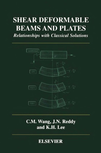 Shear deformable beams and plates : relationships with classical solutions