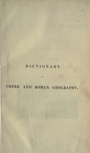 Dictionary of Greek and Roman geography