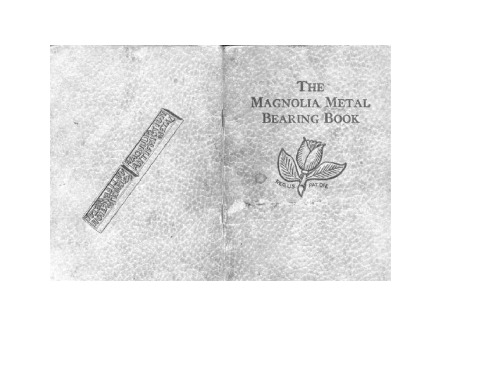 The Magnolia metal bearing book