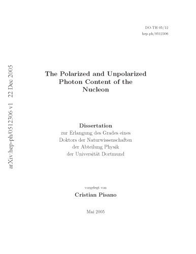 The polarized and unpolarized photon content of the nucleon