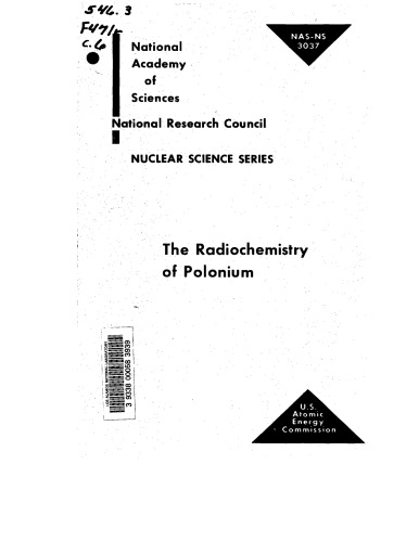 The radiochemistry of polonium