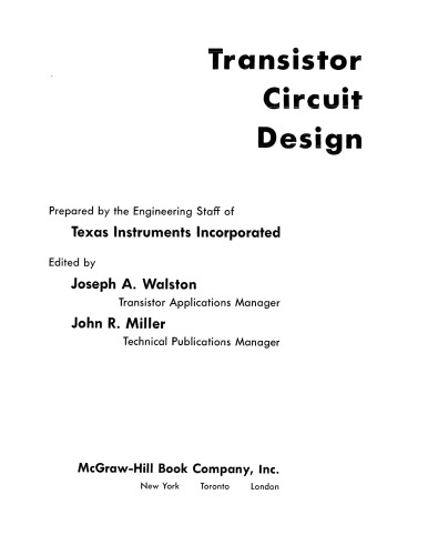 Transistor circuit design