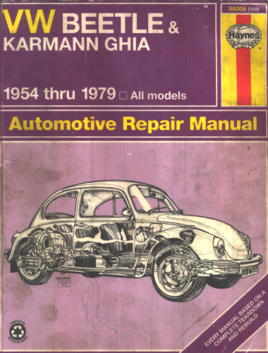 VW Beetle & Karmann Ghia : automotive repair manual