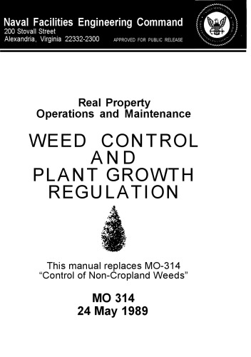 Weed control and plant growth regulation : real property operations and maintenance