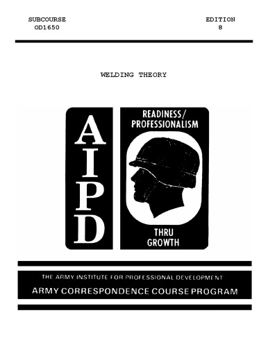 Welding theory and application