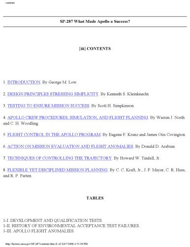 What made Apollo a success?