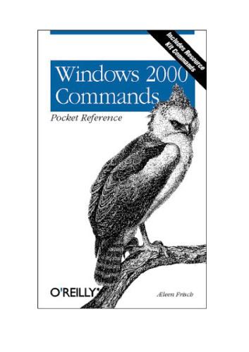 Windows 2000 commands : pocket reference